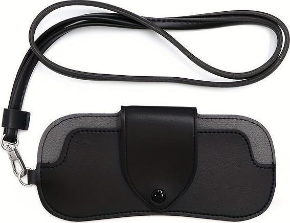 Image du produit Only-Bags.Store PU Leder Nackenband Brillenetui, stilvolle Brillen & Brillenhalter für Frauen Männer, trendige