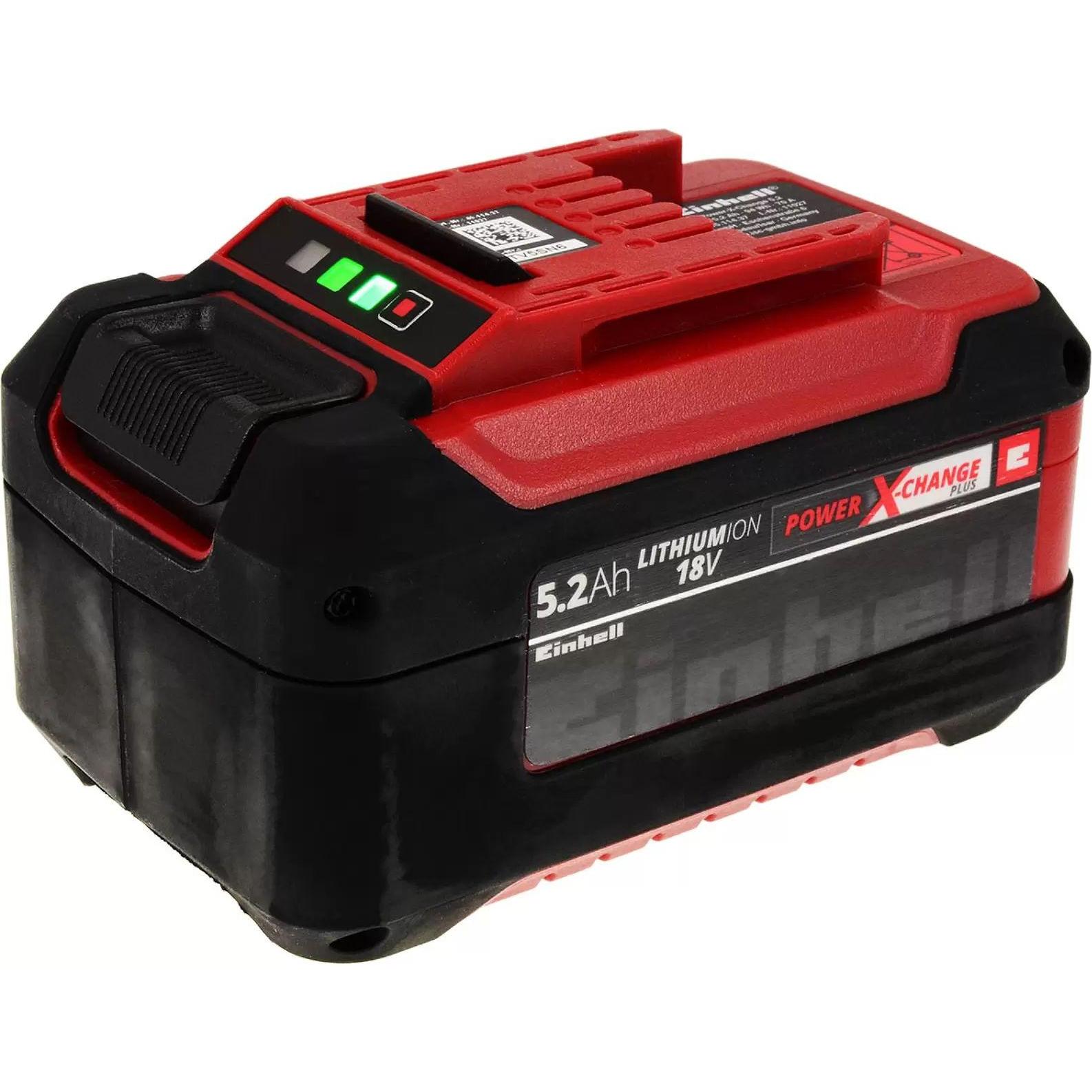 Einhell, Werkzeugakku + Ladegerät, Original Akku Power X-Change Plus für alle Power X-Change Geräte 18V 5,2Ah (18 V)