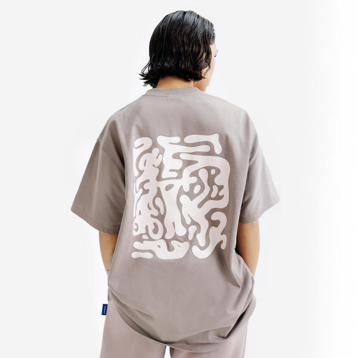 Produktbild Decathlon T-Shirt unisex grafisch - Relax braun (M)
