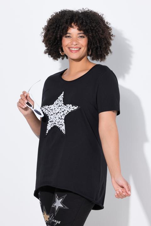 Produktbild Angel of Style T-Shirt, A-Linie, Pailletten-Stern (44)