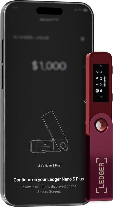 Produktbild Ledger Nano S Plus - Ferro Fuchsia (Ethereum Classic, Bitcoin)