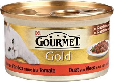 Gourmet Gold Cassolettes Duet Van Vlees In Saus Met Tomaten (Adult, 1 Stk., 2400 g)