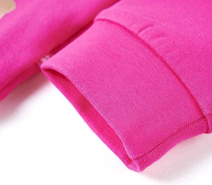 Immagine prodotto vidaXL Felpa da bambino rosa scuro 116,Materiale: 95 % cotone. 5 (116)