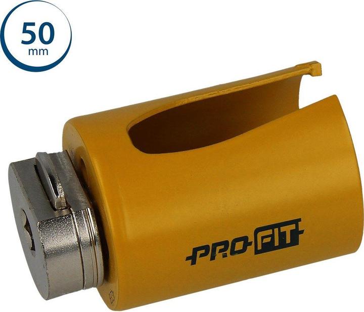 Produktbild Pro-Fit Multi-Purpose-Lochsäge Ø50mm mit 50mm Nutzlänge - ohne Zentrierbohrer - mit Click&Drill Aufn (50 mm)