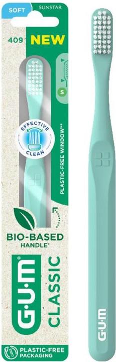 Actual product image GUM SUNSTAR CLASSIC Zahnbürste compact soft 4 reihig (Soft, 1 x)
