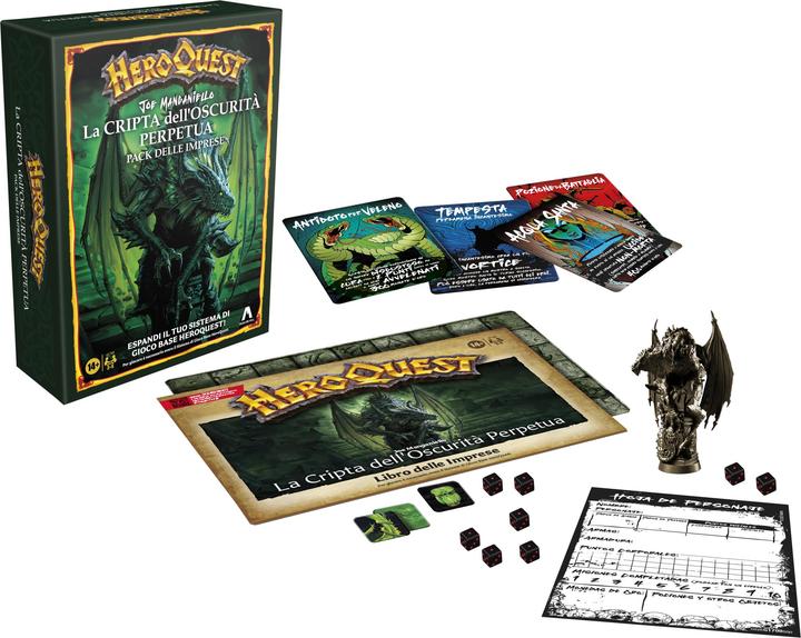 Actual product image Hasbro HeroQuest - La Cripta dell'Oscurità Perpetua (Ed. Italiana) (Italian, 2 - 5 Players)