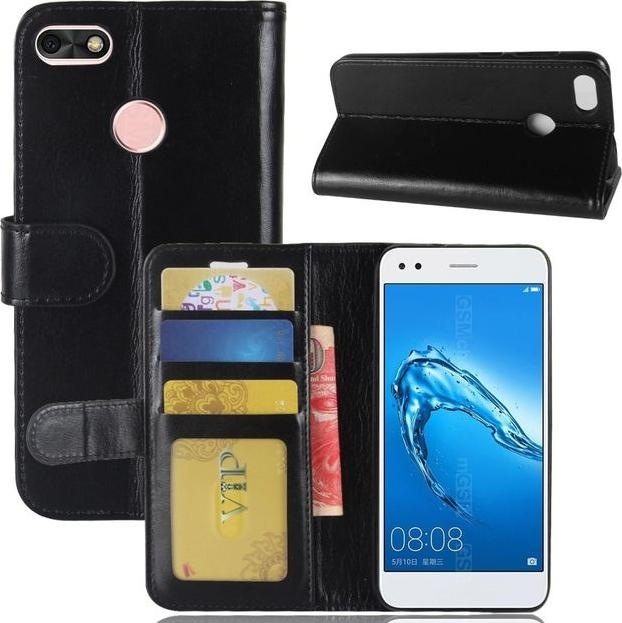 Produktbild MU Classic Crazy Horse Leder Hülle (Huawei Y6 Pro (2017))