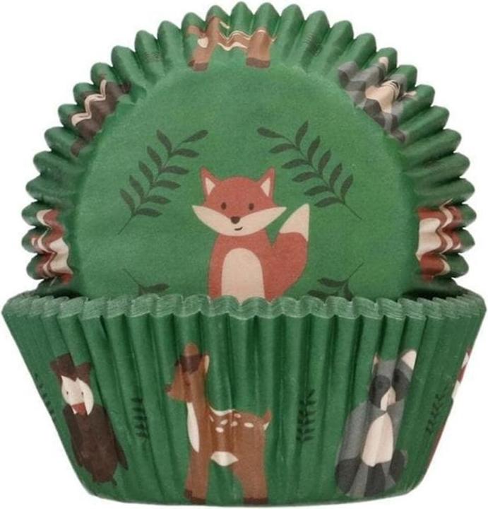 FunCakes Muffin Backform Waldtiere 48 Stück (5.50 cm)