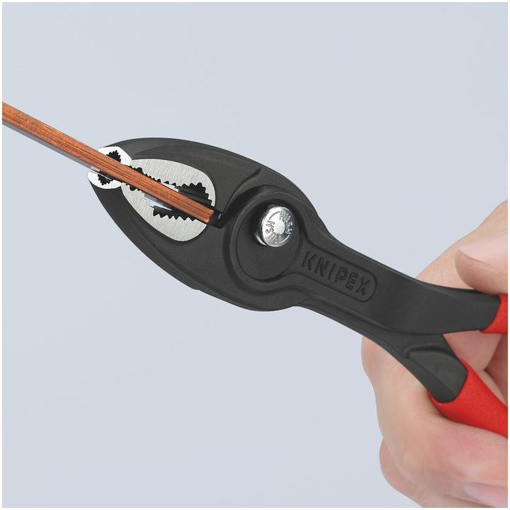Actual product image Knipex TwinGrip front gripper 82 01 150 (red, length 150mm) (150 mm)