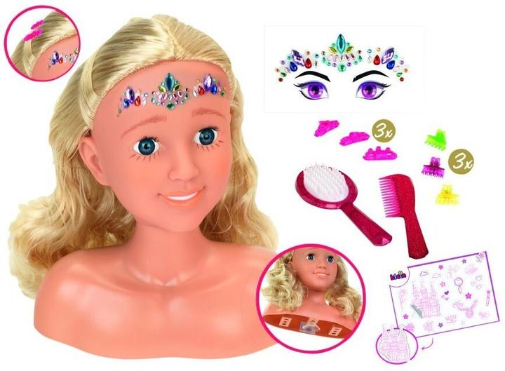 Produktbild Theo Klein STS - Frisierkopf "Sara" mit Face Gems