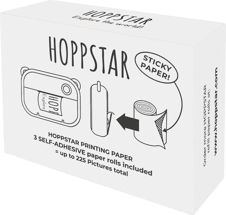 Produktbild Hoppstar Papierrollen 3er Nachfüllpack selbstklebend für Artist Kamera (1 x)