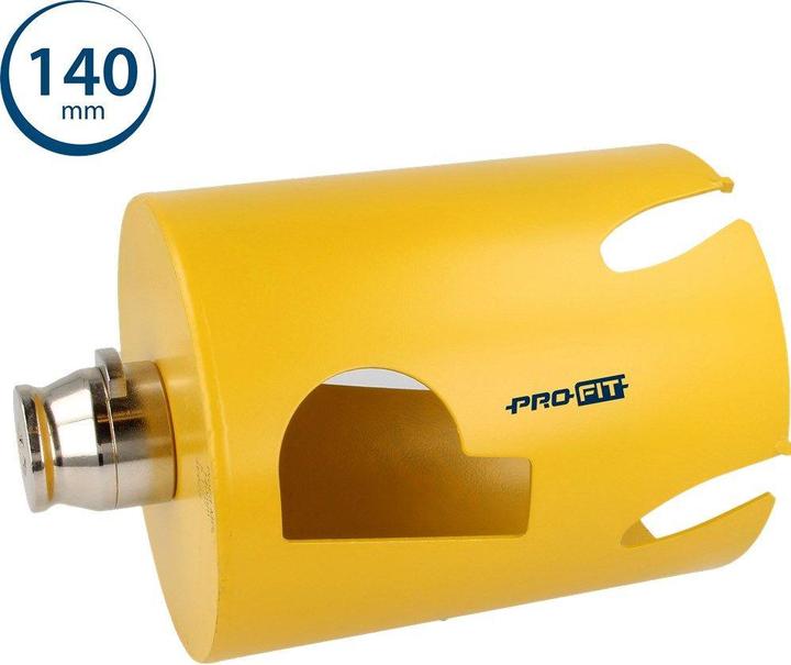 Actual product image Pro-Fit Pro multi-purpose hole saw 32 - 210 mm working length 152 mm (140 millimetres)