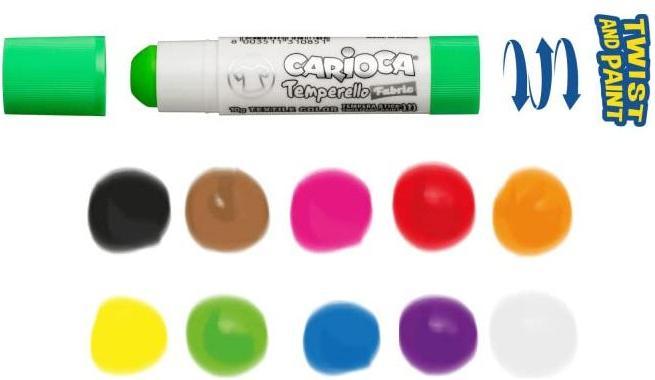 Produktbild Carioca Malen Textilmarker (10x)