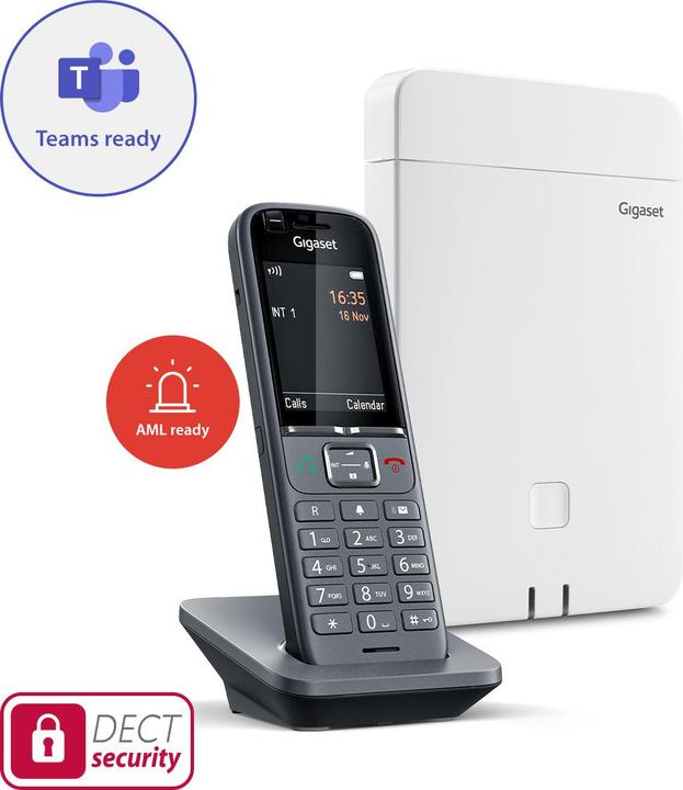 Actual product image Gigaset PRO N610 IP DECT base station & S700H Pro handset