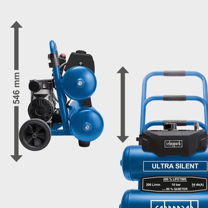 Produktbild Scheppach HC20Si-Twin (10 Bar, 20 l)