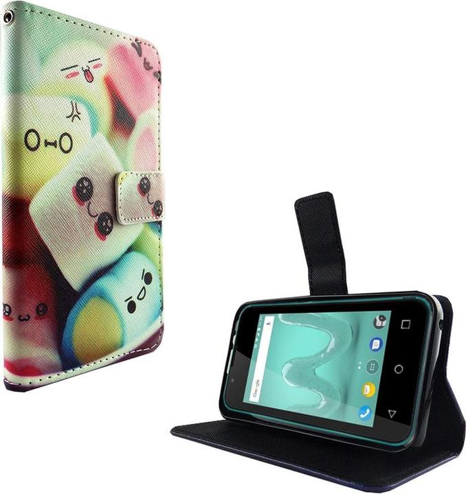 Actual product image König Design Case Mobile Protection for Wiko Sunny 2 Case Cover Wallet Case Mobile Cover New (Wiko Sunny 2)