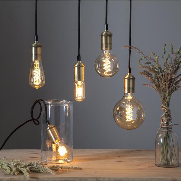 Image du produit Star Trading Ampoule LED E27 ST64 Decoled Spiral Amber (E27, 160 lm, 1x)