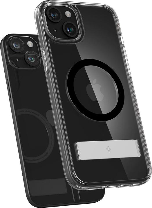 Actual product image Spigen Ultra Hybrid S MagFit for iPhone 15 Black (Apple iPhone 15)