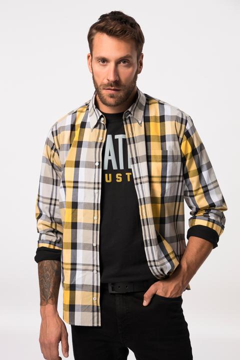 Immagine prodotto JP1880 Karohemd, Langarm, Buttondown-Kragen, Modern Fit (XXL)