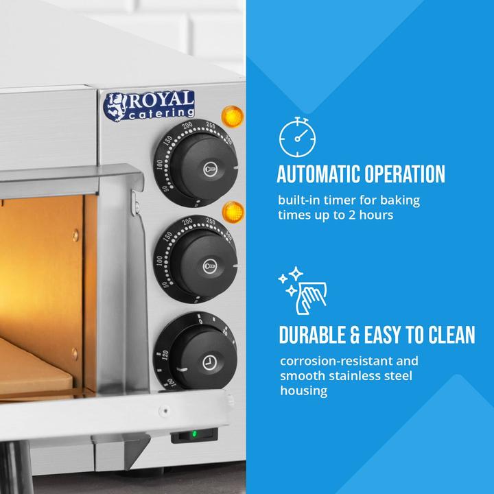 Actual product image Royal Catering RCPO-2000-1PE (Pizza oven Gastro)