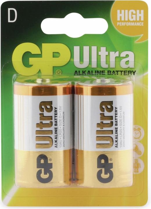 Produktbild GP Batteries Ultra Alkaline Mono (2 Stk., D)