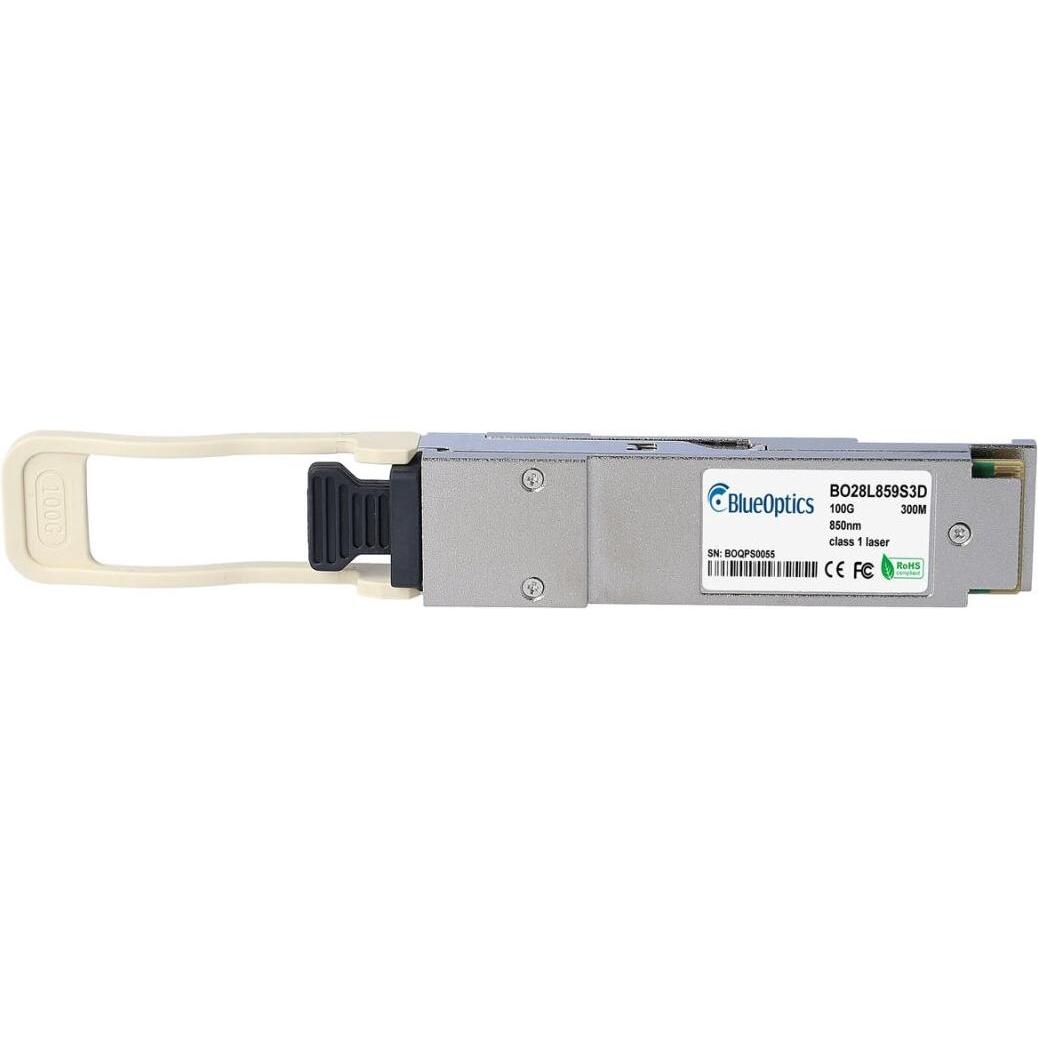 BlueOptics Extreme Networks 100G-QSFP-ESR4 kompatibler QSFP28 BO28L859S3D, Transceiver, Silber