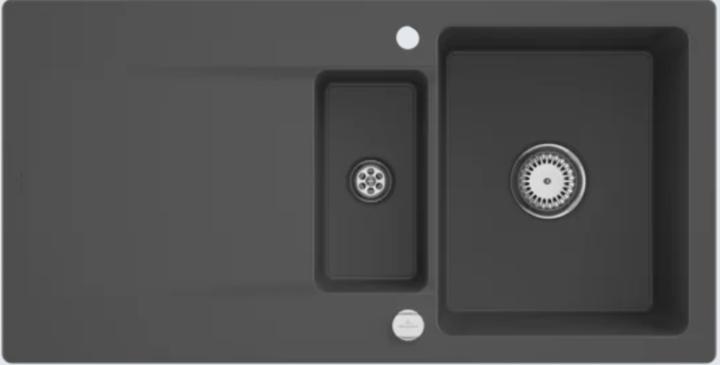 Villeroy & Boch V&B Evier SILUET 60 R 1000x510mm excent. graphite (Evier encastré, 51 cm, 100 cm)