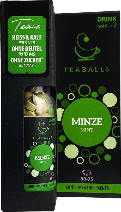 Actual product image Teaballs Mint Black Selection 30-75 cups (75 g)