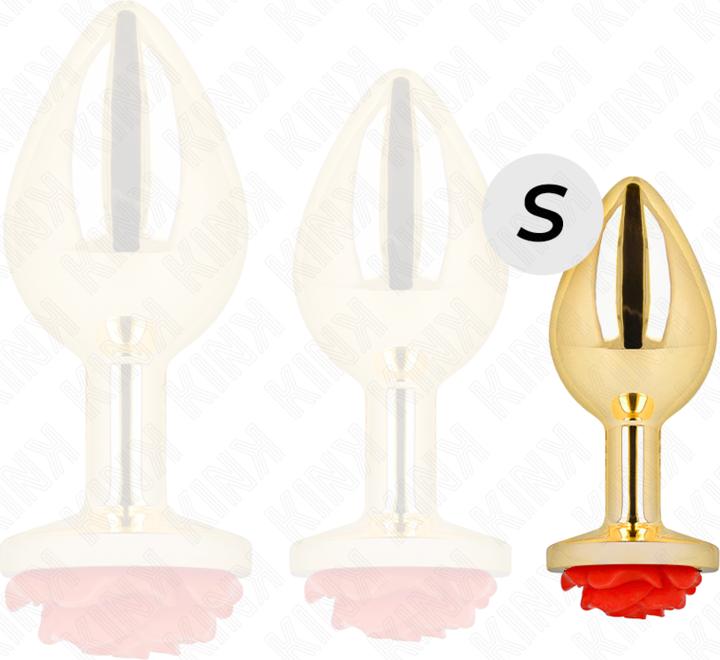 Immagine prodotto Kink - Plug Anal Gold Rose Rot Grã–Sse S