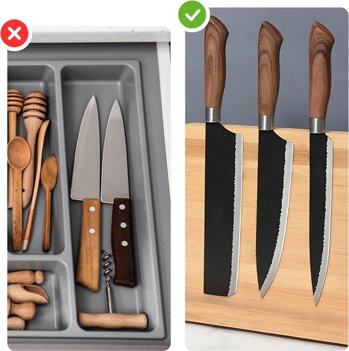 Immagine prodotto Hermex Supporto magnetico per coltelli da cucina