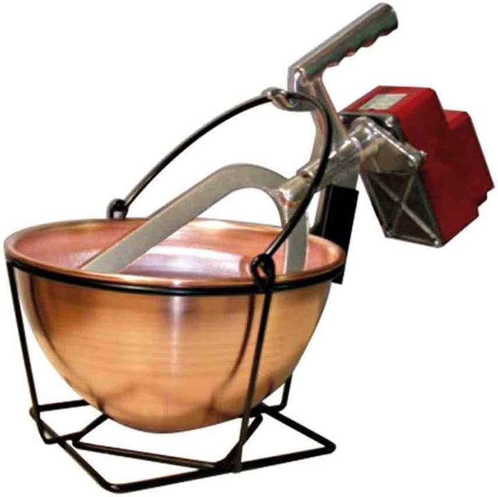 Produktbild Baldassare Agnelli Paiolo mit Halterung aus Eisen und Motor (Kochtopf, Kupfer)