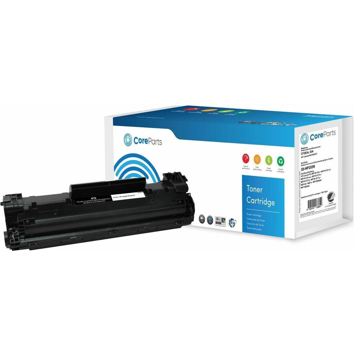 CoreParts, Toner, QI-HP2059 Tonerkartusche (e) Kompatibel (BK)