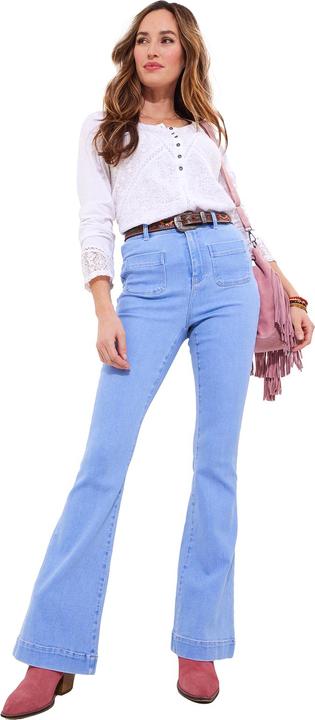 Actual product image Joe Browns Wide-Leg Patch Pocket Jeans (46)