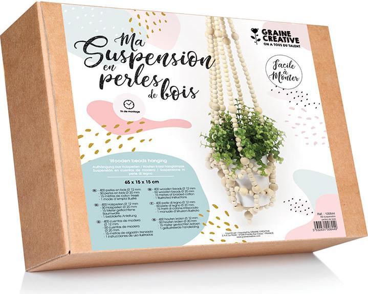 Image du produit Creative DIY Kit panier à fleurs suspendu en macramé