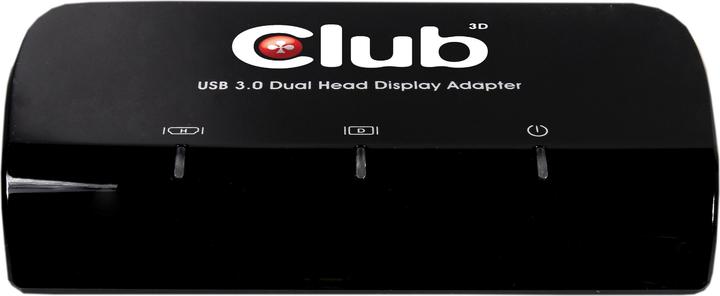 Produktbild Club 3D SenseVision USB3.0 to DVI-I & HDMI Graphics Adapter (HDMI, DVI, 6.40 cm)