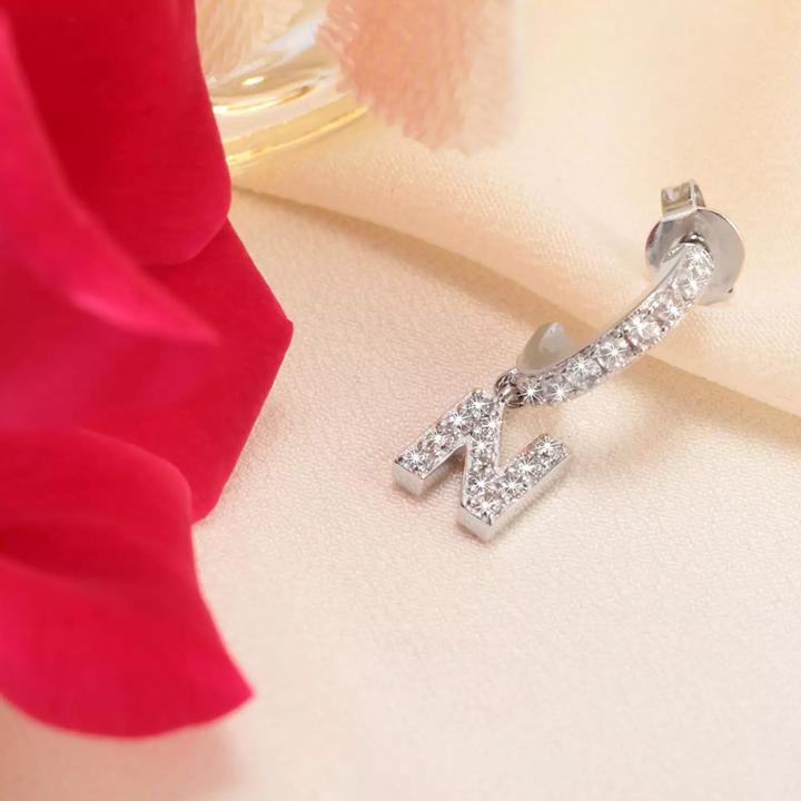 Produktbild La Petite Story Exigo Letter N Ohrstecker (Messing)