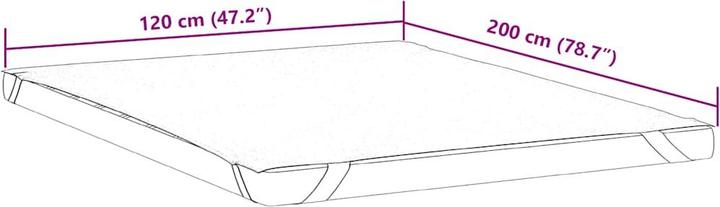 Produktbild VidaXL Matratzenschoner Matratzenauflage Matratzenschutz 120x200cm Wasserdicht (120 x 200 cm)