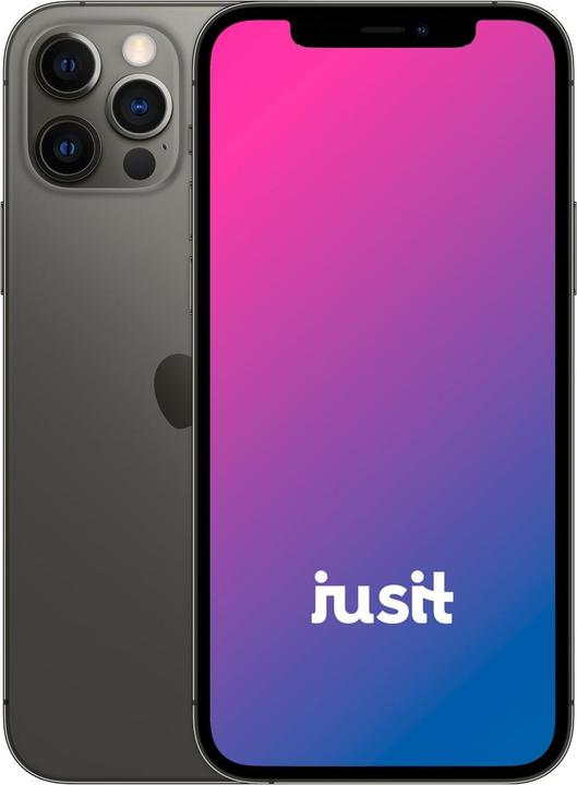 Produktbild jusit iPhone 12 Pro (128 GB, Graphite, 6.10", Dual SIM, A / Wie neu)
