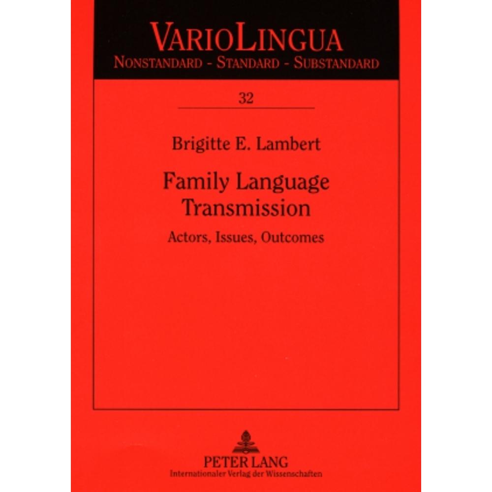 Family Language Transmission, Fachbücher von Brigitte Lambert