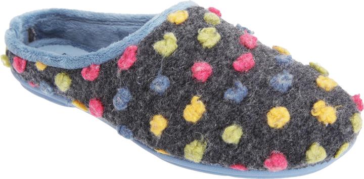 Actual product image Universal Textiles Amy Slippers Slippers With Dot Pattern (40)