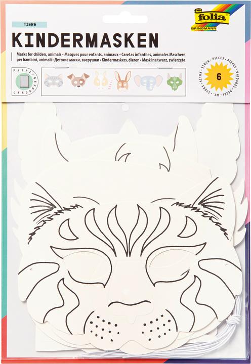 Folia Kindermasken Tiere