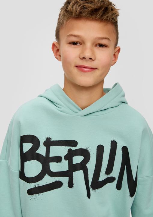 Produktbild s.Oliver Sweatshirt Sweatshirt mit Schriftprint (S)