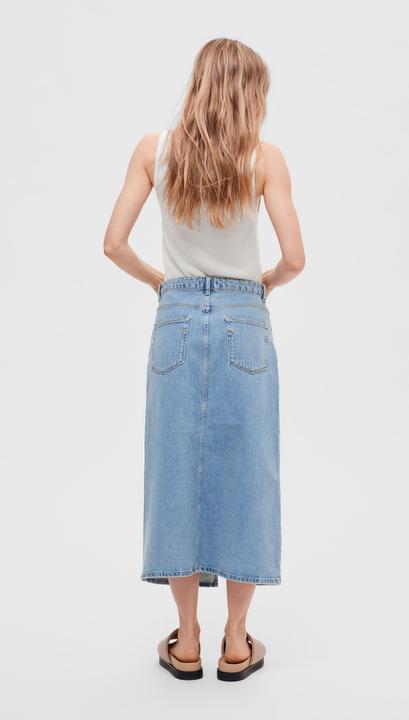 Actual product image Selected Jeans Midi Skirt (34)