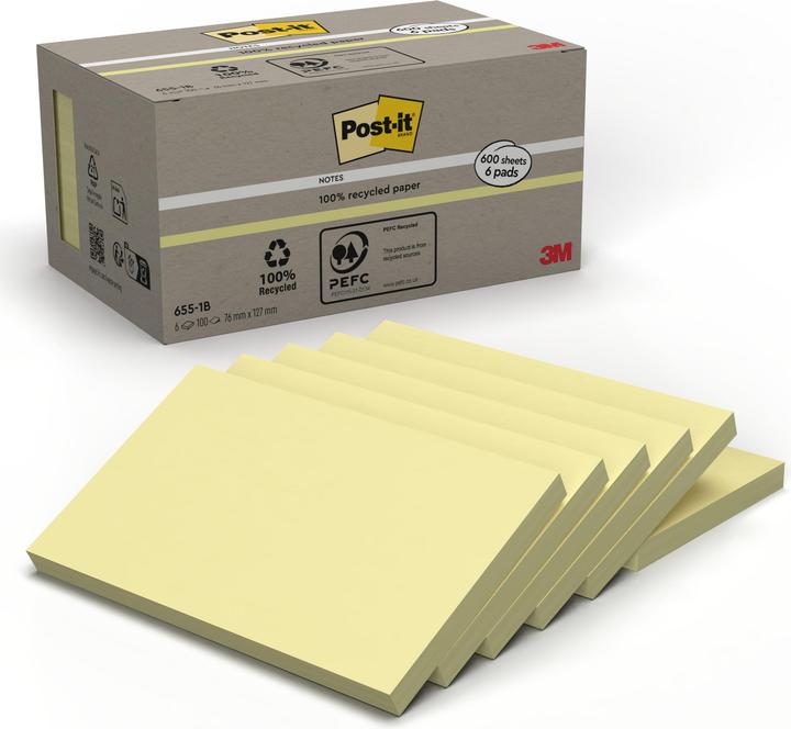Produktbild Post-it Recycling (76 x 127 mm)