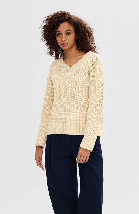 Image du produit Selected Femme Pull en tricot col V (L)