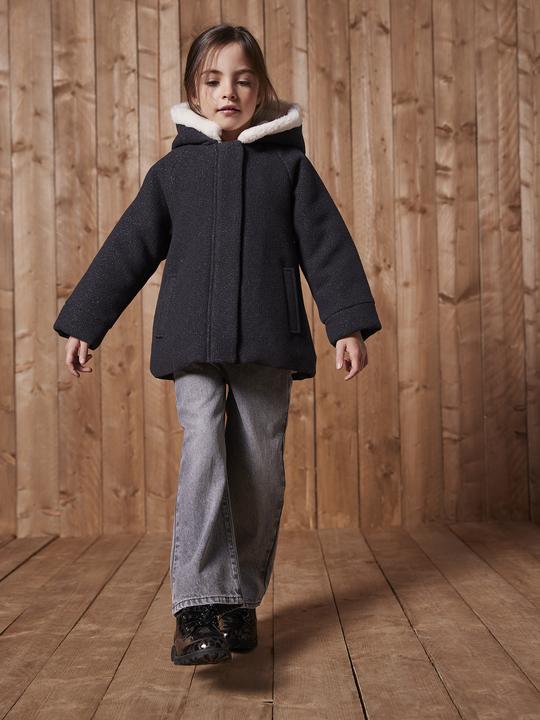 Actual product image Vertbaudet Mädchen Wintermantel, Woll-Mix