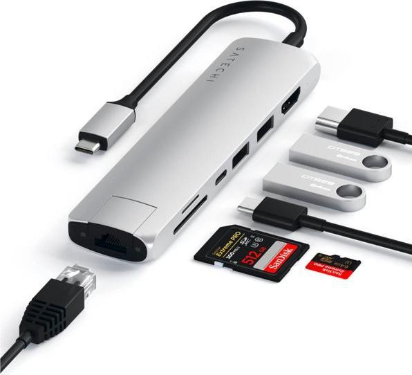Produktbild Satechi USB-C Slim Multi-port (USB-C, 7 Ports)