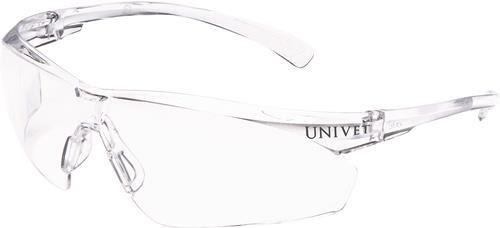 Actual product image Univet Safety spectacles 505U EN 166, EN 170 Temples clear polycarbonate
