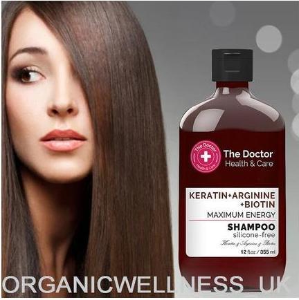 Produktbild The Doctor Health & Care Strengthening Hair Shampoo Keratin + Arginine + Biotin 355Ml (355 ml, Flüssiges Shampoo)