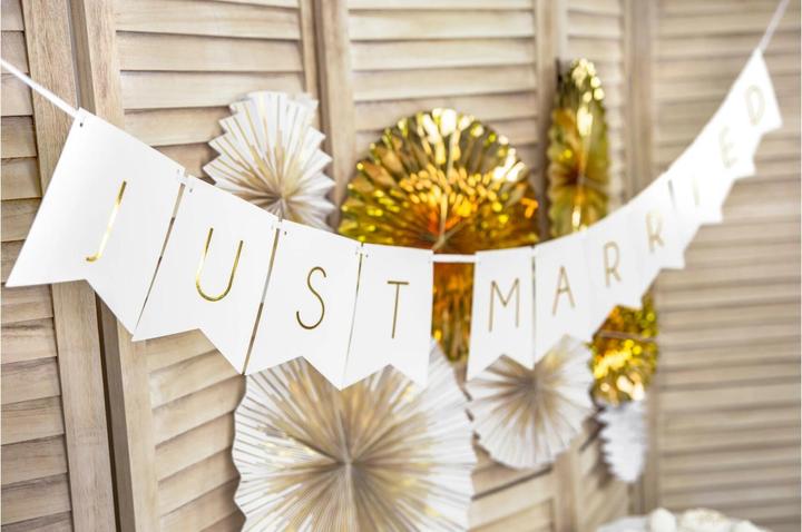 Actual product image Partydeco Just Married